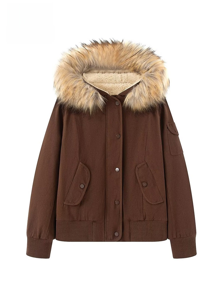 Loose cotton jacket