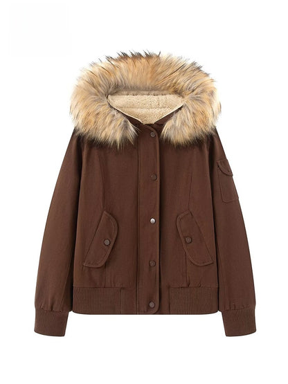Loose cotton jacket