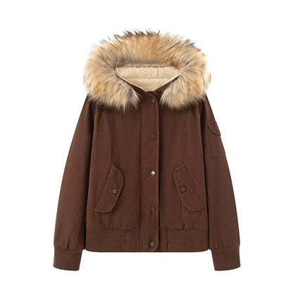 Loose cotton jacket