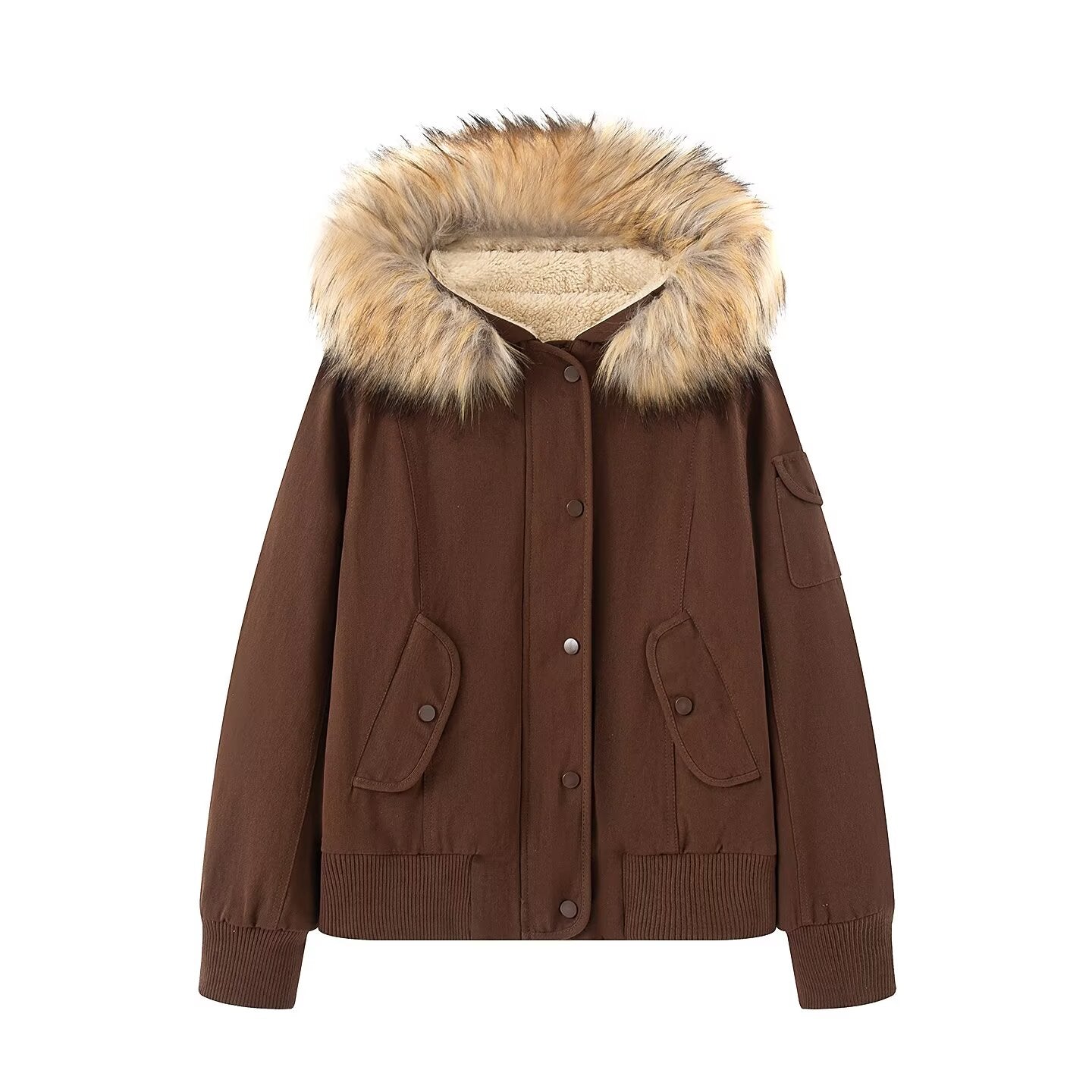Loose cotton jacket