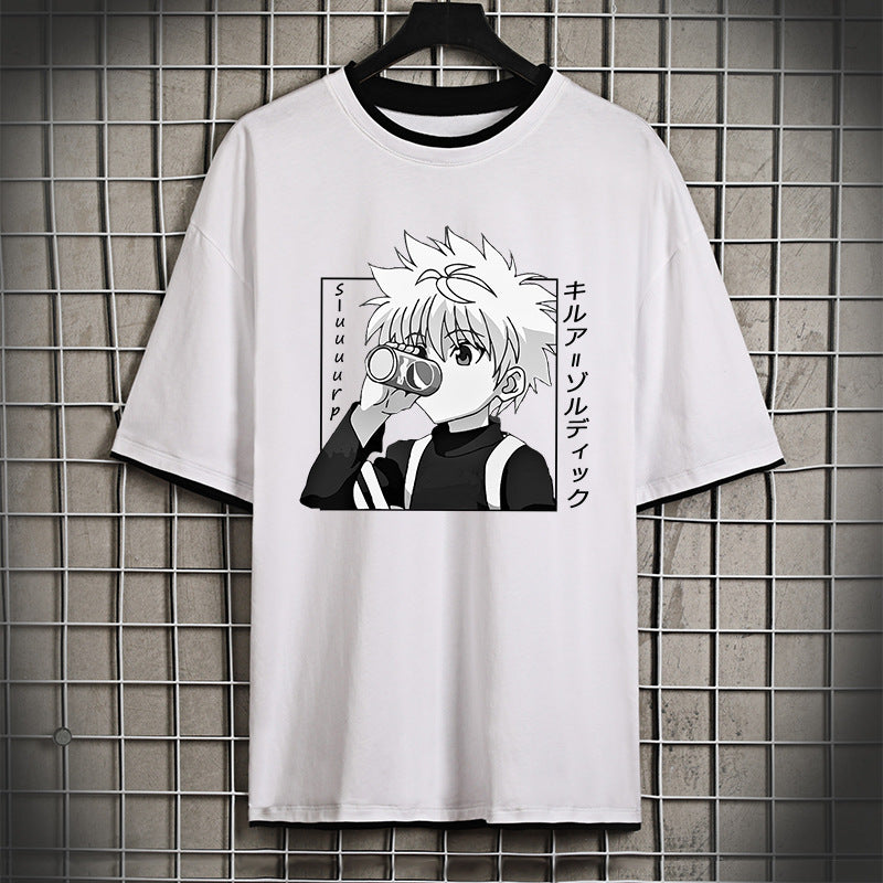 Loose cotton T-shirts