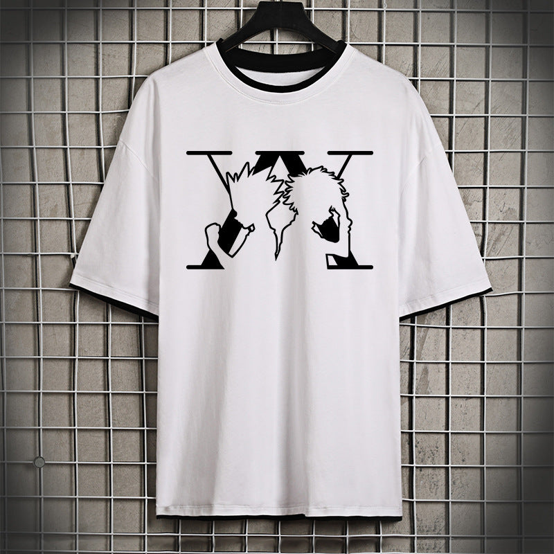 Loose cotton T-shirts