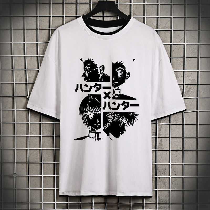 Loose cotton T-shirts