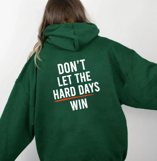 Loose Drawstring Hooded Fleece Sweatshirt for Women