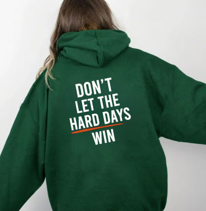 Loose Drawstring Hooded Fleece Sweatshirt for Women