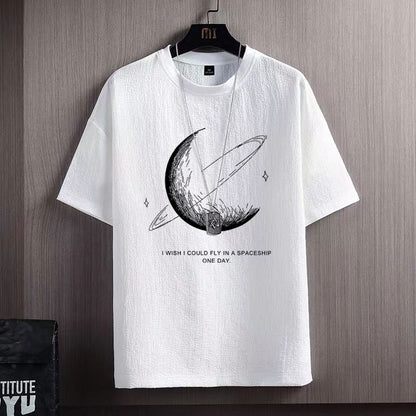 Loose Fat Man Fashionable T-shirt