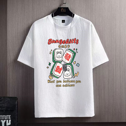 Loose Fat Man Fashionable T-shirt