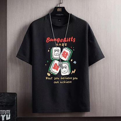 Loose Fat Man Fashionable T-shirt