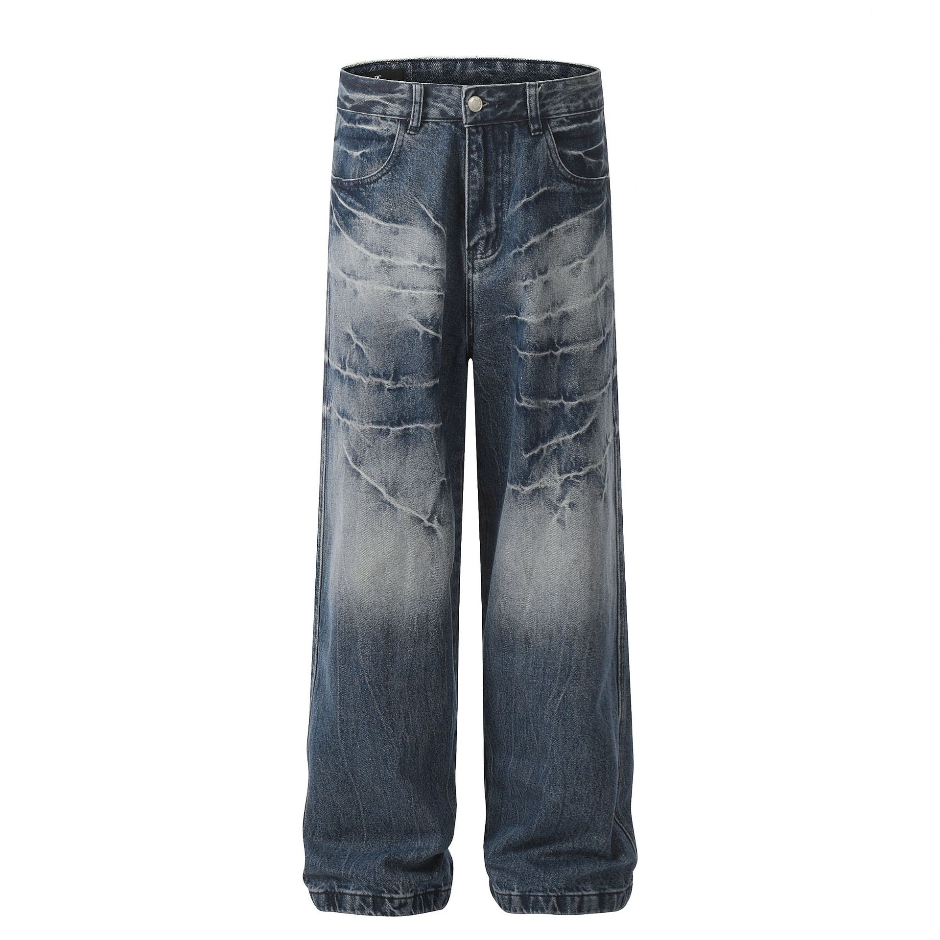Loose-fit denim jeans