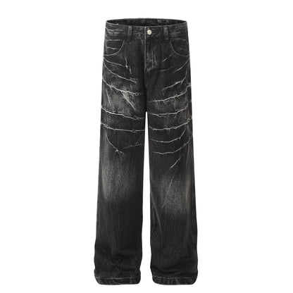 Loose-fit denim jeans