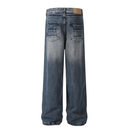 Loose-fit denim jeans