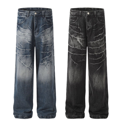 Loose-fit denim jeans