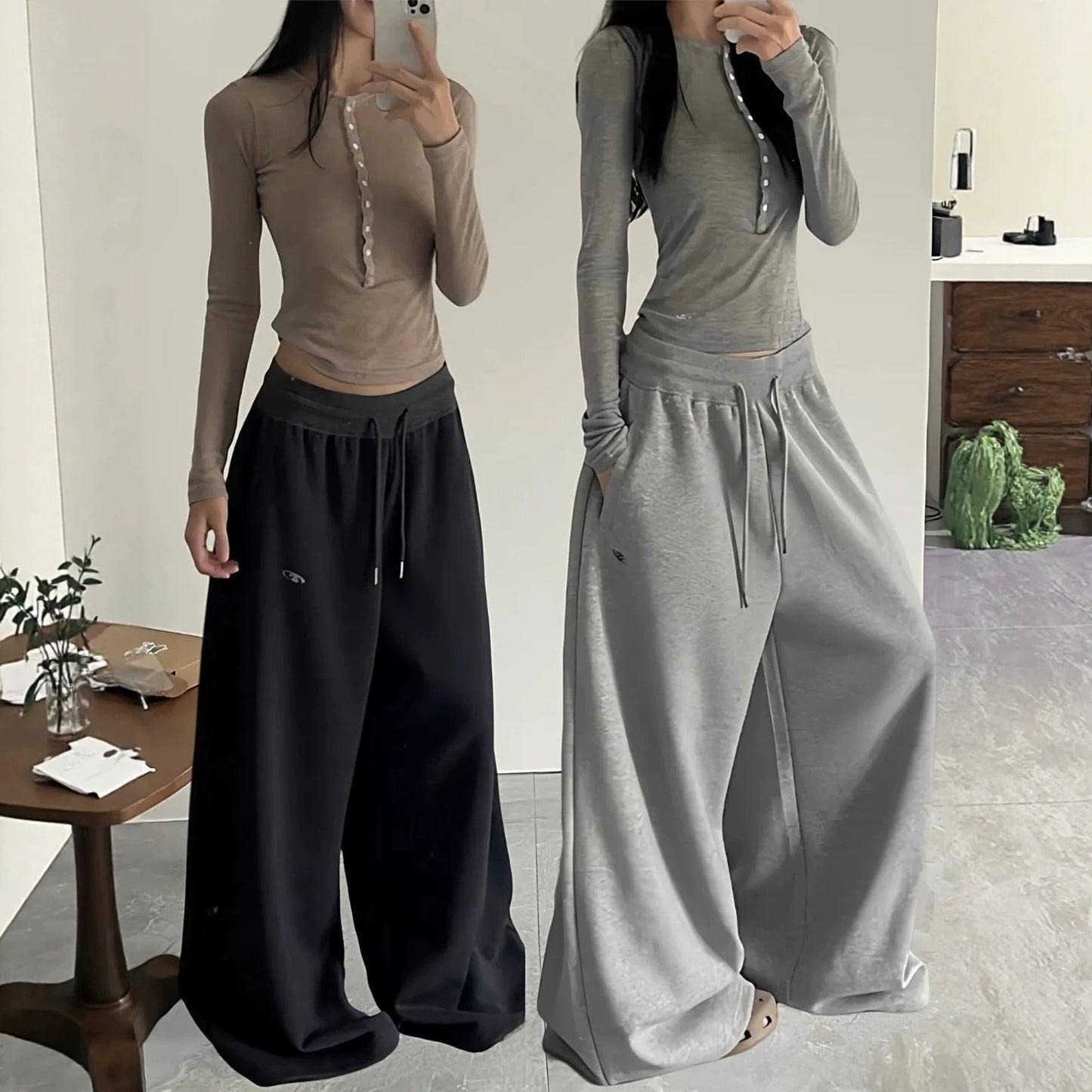Loose Fit Drawstring Joggers
