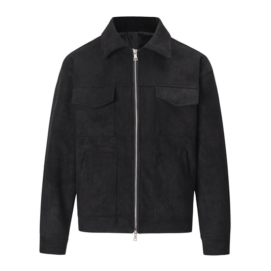 Loose Fit Jacket with Multiple Pockets