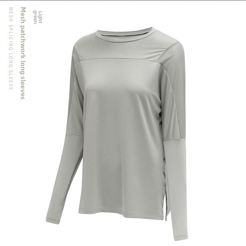 Loose Fit Long Sleeve Yoga Running Top
