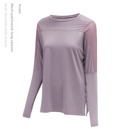 Loose Fit Long Sleeve Yoga Running Top