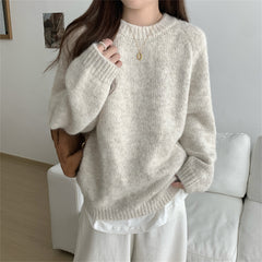 White pullover sweater