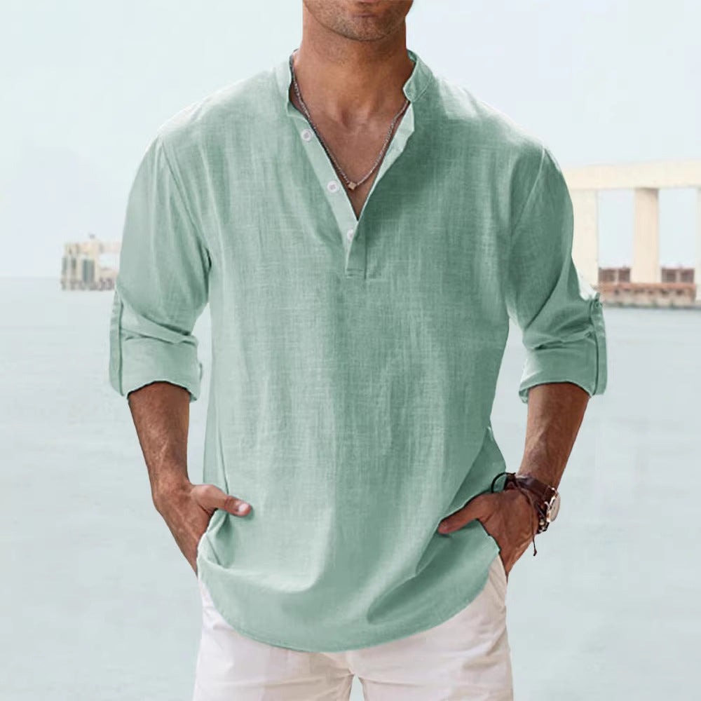 Loose-fit shirt casual T-shirt for men