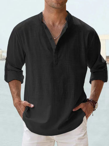 Loose-fit shirt casual T-shirt for men