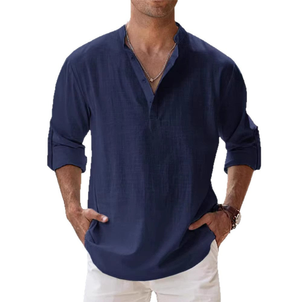 Loose-fit shirt casual T-shirt for men