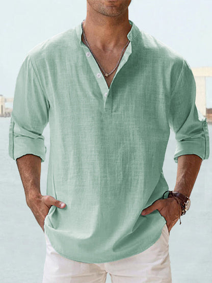 Loose-fit shirt casual T-shirt for men