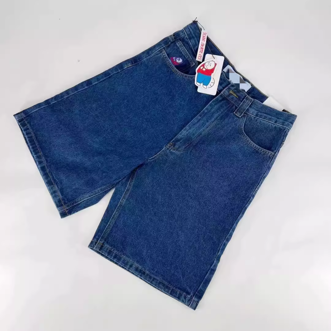 Loose Fit Wide Leg Denim Dad Pants