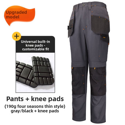 Loose-Fit Work Pants with Reflective Strips