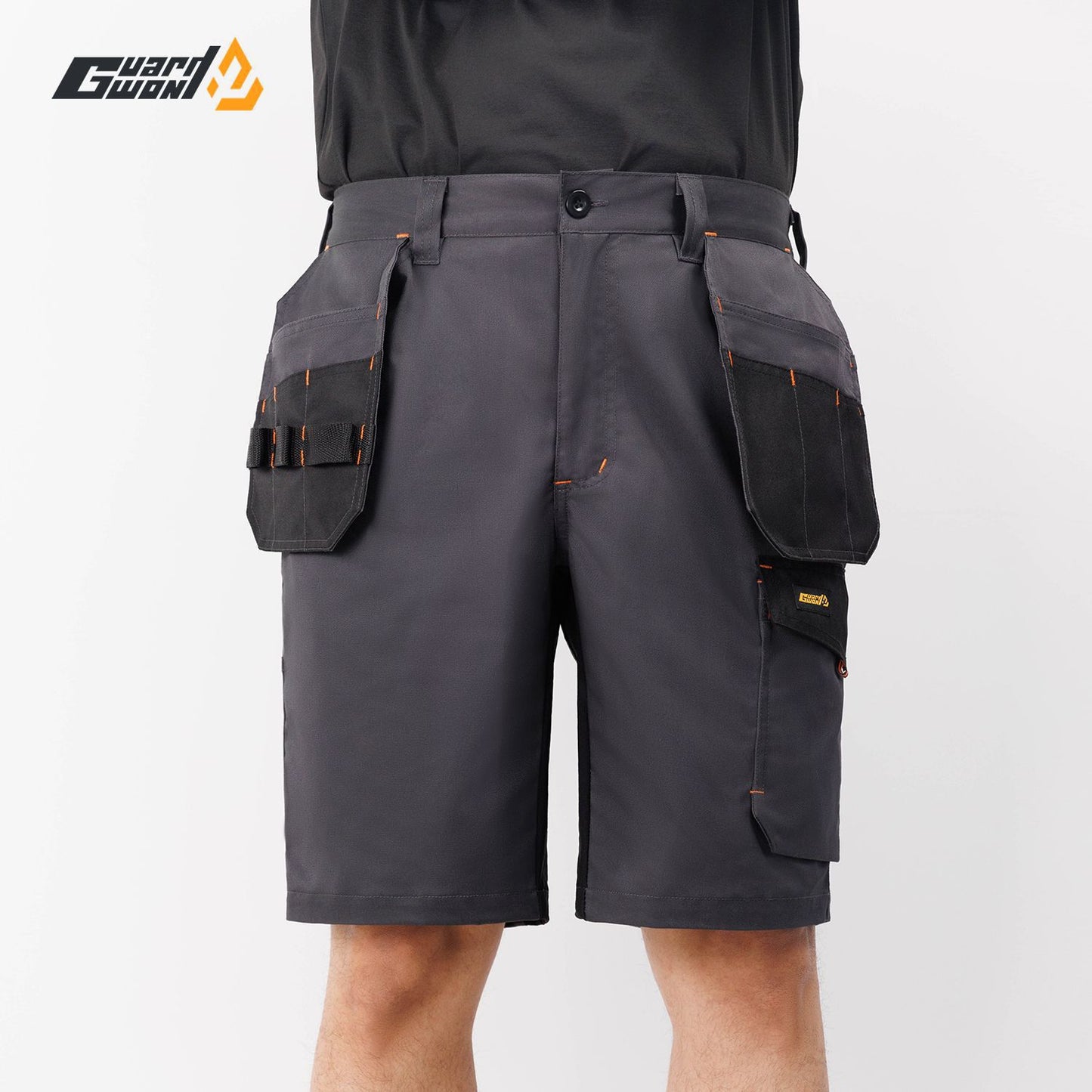 Loose-Fit Work Pants with Reflective Strips