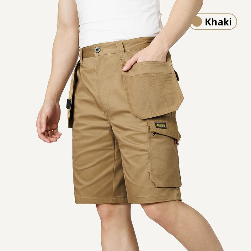 Loose-Fit Work Pants with Reflective Strips