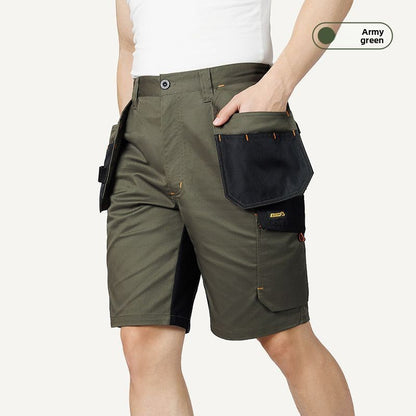 Loose-Fit Work Pants with Reflective Strips
