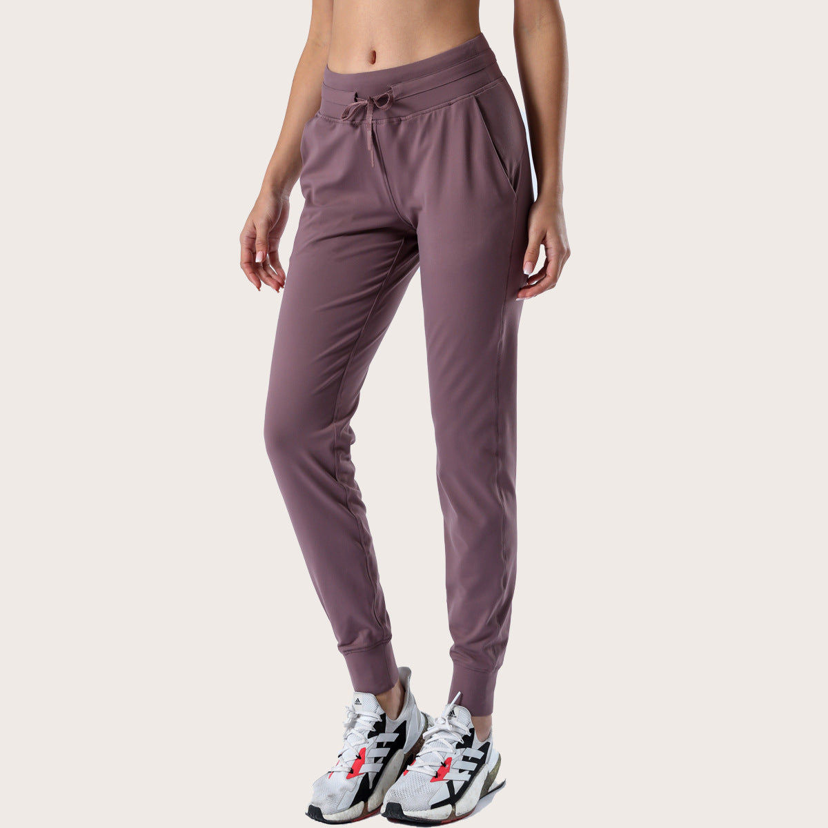 Loose Fit Yoga Pants with Ankle Cuff