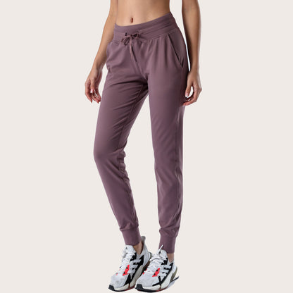 Loose Fit Yoga Pants with Ankle Cuff