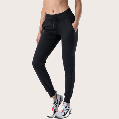 Loose Fit Yoga Pants with Ankle Cuff