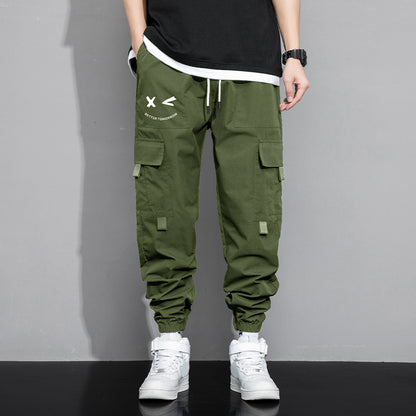 Loose-fitting casual work pants