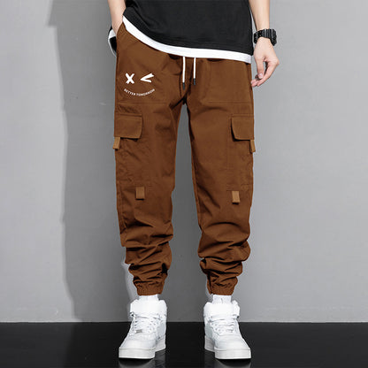 Loose-fitting casual work pants