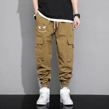 Loose-fitting casual work pants