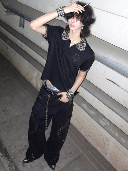 Loose flared jeans