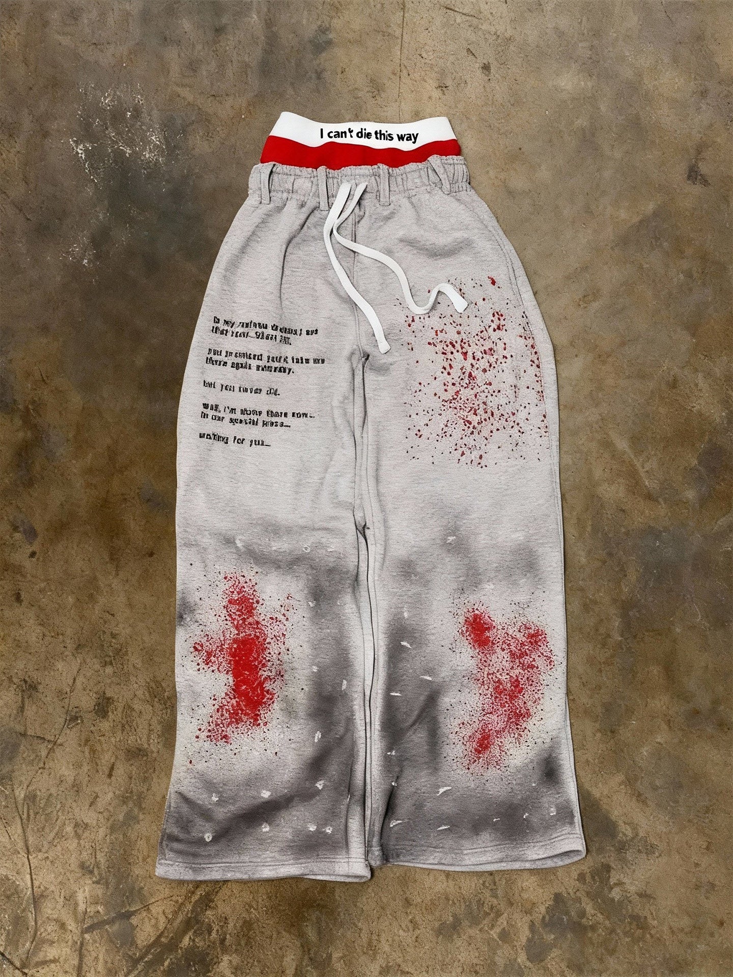 Loose Gray Long Pants