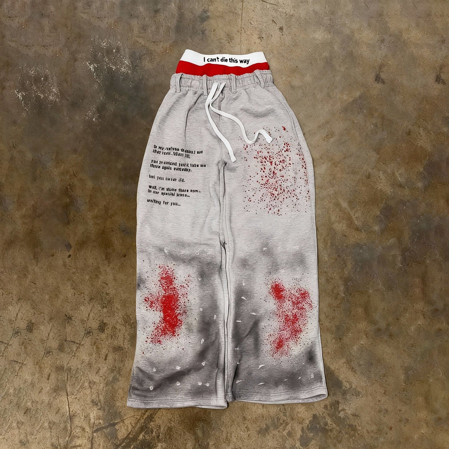 Loose Gray Long Pants