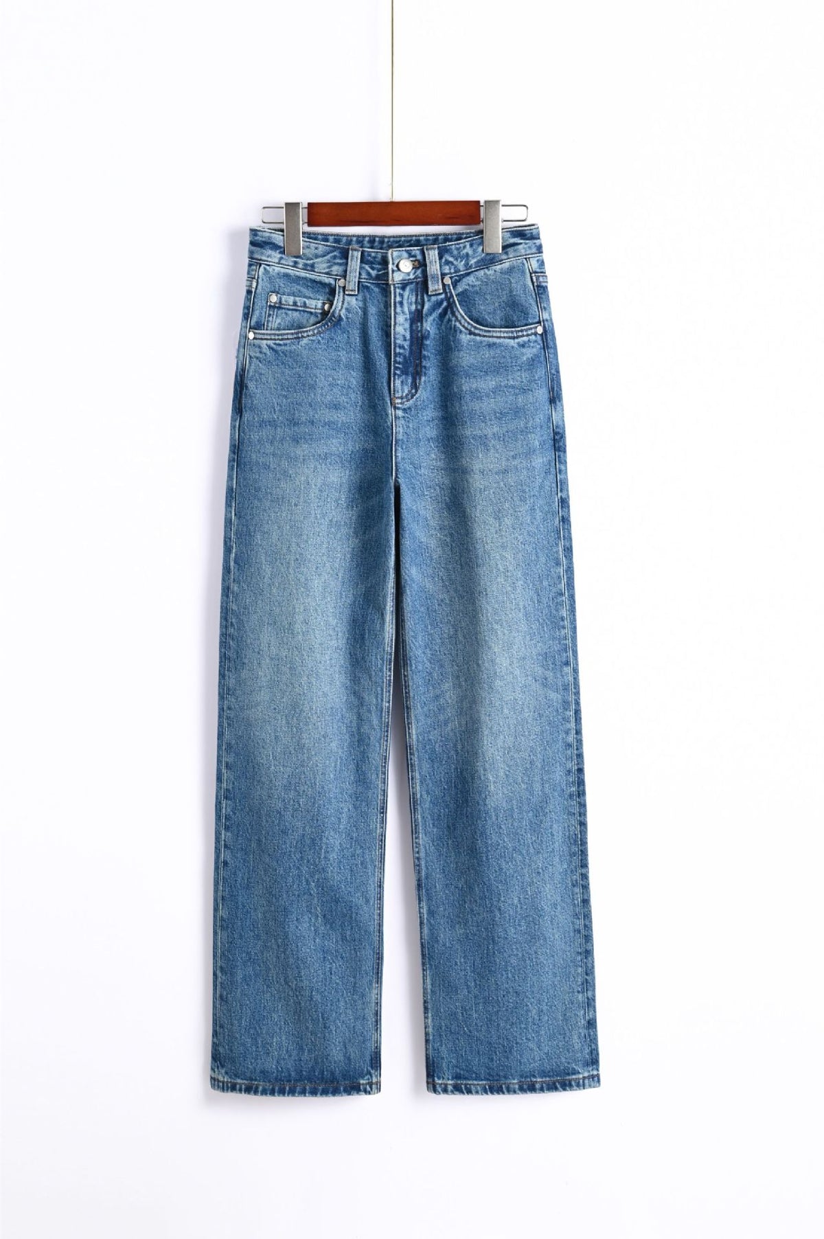 Loose High Waist Wide Leg Women Jeans