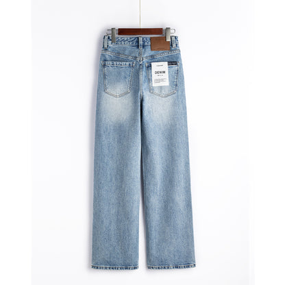 Loose High Waist Wide Leg Women Jeans