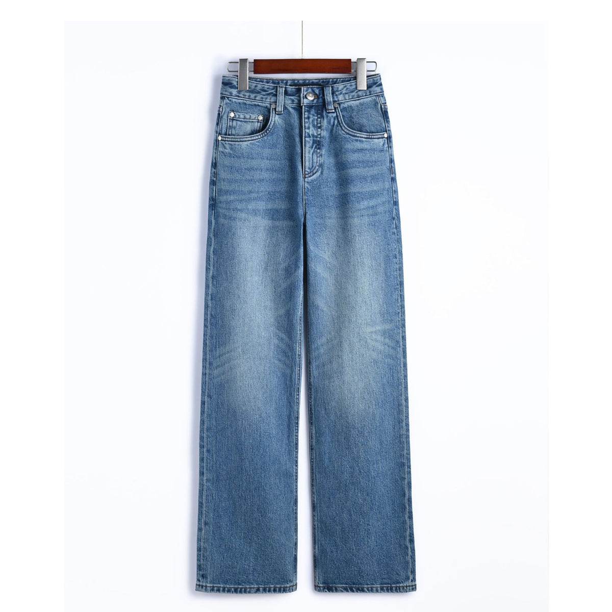 Loose High Waist Wide Leg Women Jeans