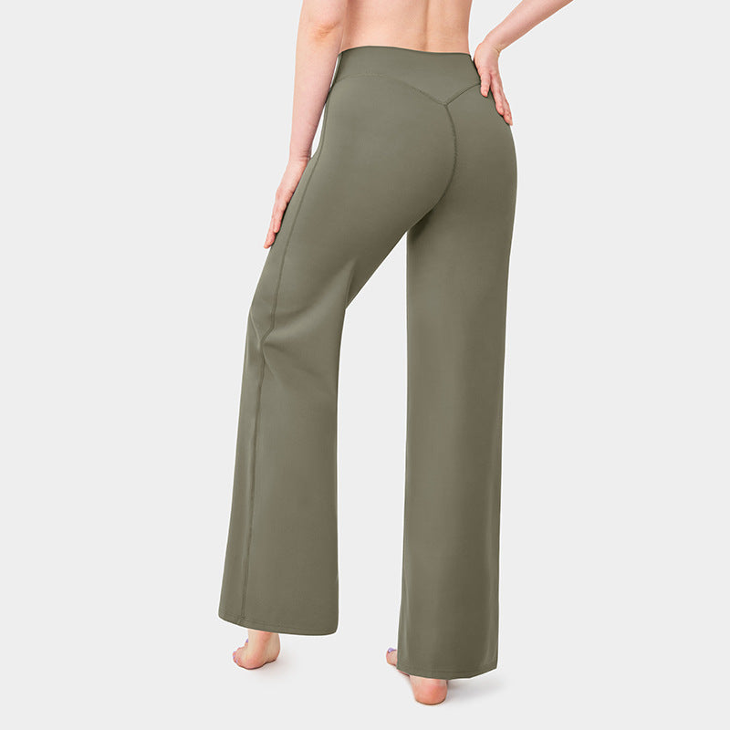 Loose High Waist Yoga Pants Women Slimming Breathable Fitness Trousers