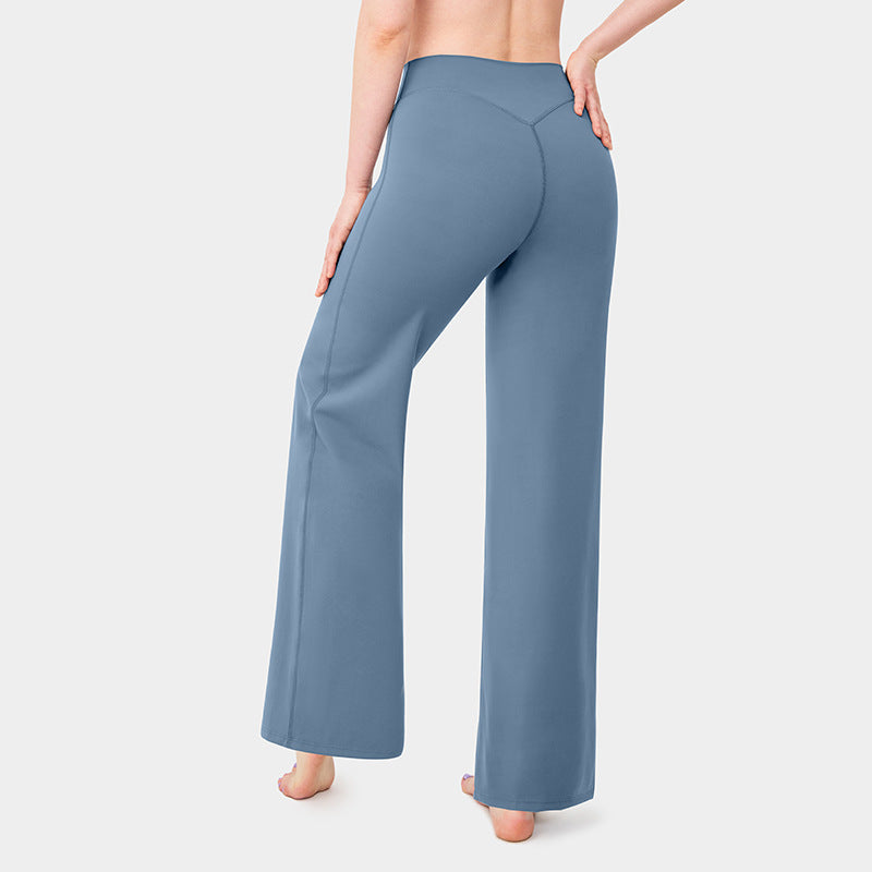 Loose High Waist Yoga Pants Women Slimming Breathable Fitness Trousers