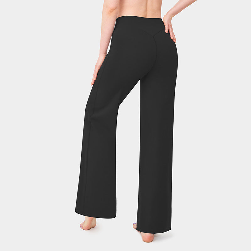 Loose High Waist Yoga Pants Women Slimming Breathable Fitness Trousers