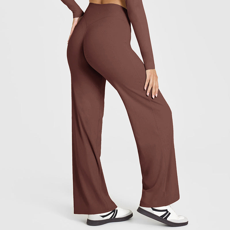 Loose High Waist Yoga Pants Women Slimming Breathable Fitness Trousers
