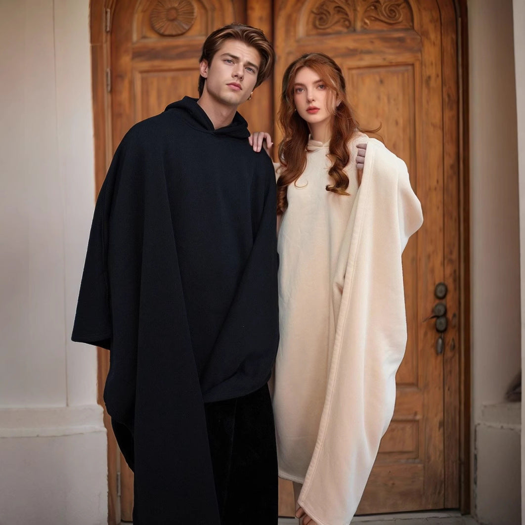 Loose Hooded Punk Sweatshirt for Men and Women