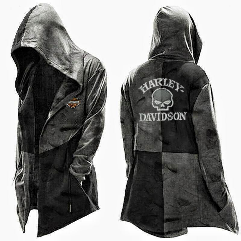 Loose hooded sweatshirt jacket