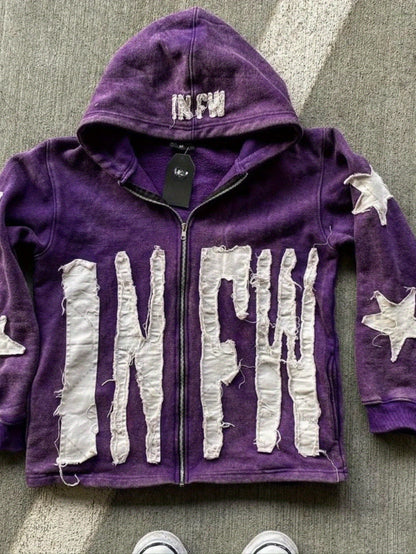 Loose Hooded Top