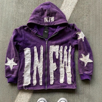 Loose Hooded Top